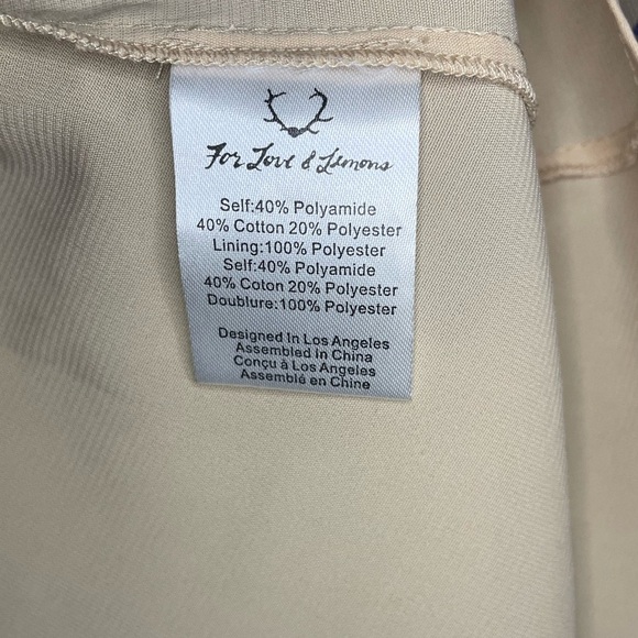 For Love & Lemons Temecula Floral Embroidered Mini Long Sleeved Dress - Picture 15 of 16